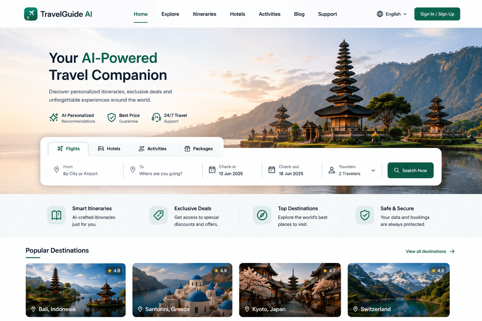 TravelGuide AI
